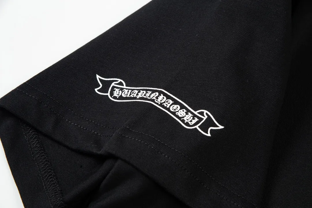 Chrome Hearts/ Logo Same Style T Versatile : Black Size：XS~L